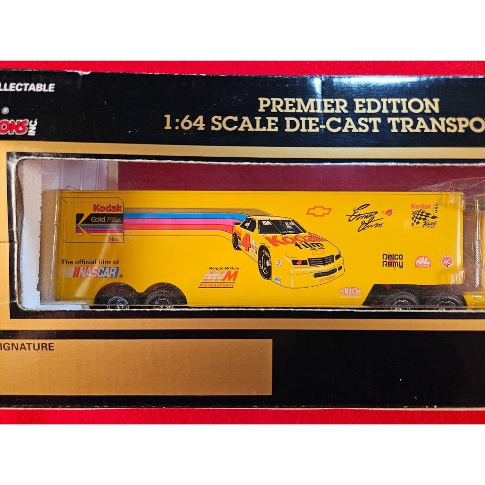 ERNIE IRVAN #4 NASCAR TRANSPORTER 1993 PREMIER LIMITED EDITION 1 OF 3,000 (H32) - Picture 7 of 9